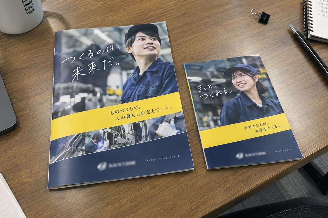 会社案内・採用パンフレットのイメージ